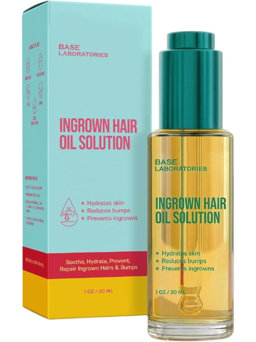 Soothing Ingrown Hair Treatment Oil – Prevent Razor Bumps for Bikini, Legs, Face